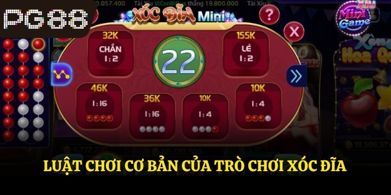 Luật chơi cơ bản của trò chơi xóc đĩa