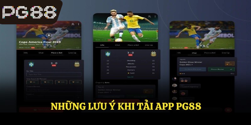Những lưu ý khi tải app PG88