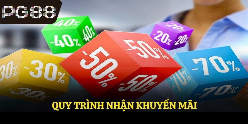 Quy trình nhận khuyến mãi PG88