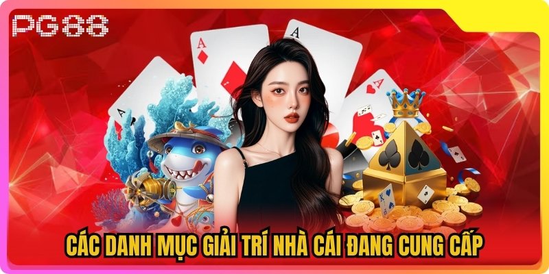 Các danh mục giải trí nhà cái đang cung cấp